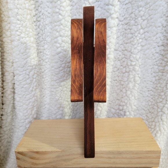 Wooden Folk Art Jointed Angel Figurine Adjustable Arms Decor Christian 7" X 9 - Picture 6 of 8